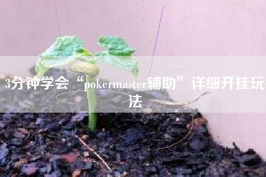 3分钟学会“pokermaster辅助”详细开挂玩法