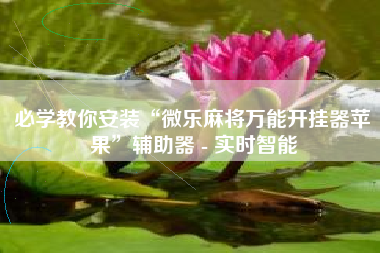 必学教你安装“微乐麻将万能开挂器苹果”辅助器 - 实时智能 必学教你安装“微乐麻将万能开挂器苹果”辅助器 - 实时智能