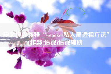 安装程序教程“wepoker私人局透视方法	”作弊(透视)透视辅助