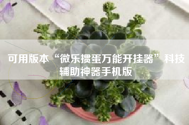 可用版本“微乐掼蛋万能开挂器	”科技辅助神器手机版