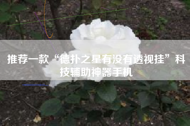 推荐一款“德扑之星有没有透视挂	”科技辅助神器手机